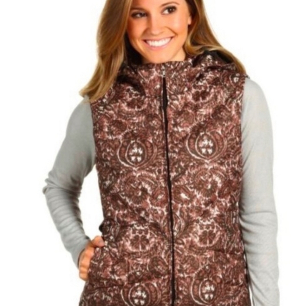 Patagonia down sherpa hood vest